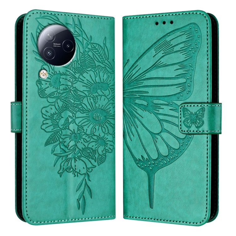 Embossed Butterfly Leather Phone Case, For Xiaomi Poco F5/Redmi Note 12 Turbo 5G, For Xiaomi Poco F5 Pro/Redmi K60/K60 Pro, For Xiaomi Poco C51 / Poco C50 4G, For Xiaomi 13 Ultra, For Xiaomi Civi 3 5G, For Xiaomi Poco X4 NFC
