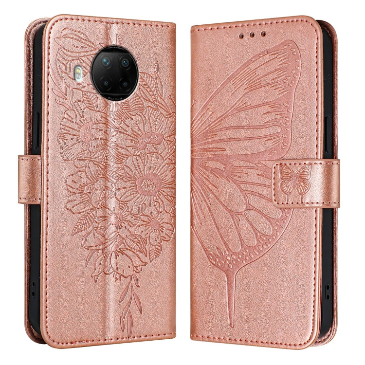Embossed Butterfly Leather Phone Case, For Xiaomi Redmi Note 11 Pro+ 5G EU, For Xiaomi Civi 1S, For Xiaomi Poco X3 GT, For Xiaomi Mi 11 Ultra, For Xiaomi Mi 10T Lite 5G, For Xiaomi Redmi 8 / 8A
