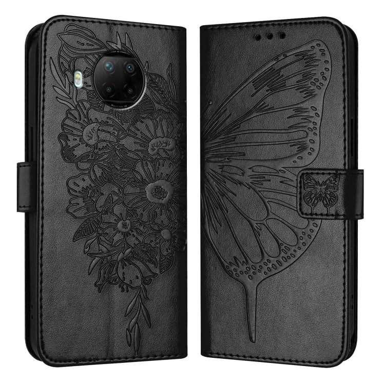 Embossed Butterfly Leather Phone Case, For Xiaomi Redmi Note 11 Pro+ 5G EU, For Xiaomi Civi 1S, For Xiaomi Poco X3 GT, For Xiaomi Mi 11 Ultra, For Xiaomi Mi 10T Lite 5G, For Xiaomi Redmi 8 / 8A