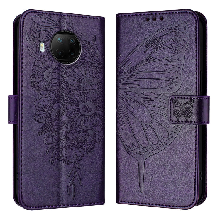 Embossed Butterfly Leather Phone Case, For Xiaomi Redmi Note 11 Pro+ 5G EU, For Xiaomi Civi 1S, For Xiaomi Poco X3 GT, For Xiaomi Mi 11 Ultra, For Xiaomi Mi 10T Lite 5G, For Xiaomi Redmi 8 / 8A