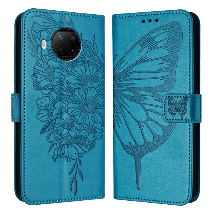 Embossed Butterfly Leather Phone Case, For Xiaomi Redmi Note 11 Pro+ 5G EU, For Xiaomi Civi 1S, For Xiaomi Poco X3 GT, For Xiaomi Mi 11 Ultra, For Xiaomi Mi 10T Lite 5G, For Xiaomi Redmi 8 / 8A