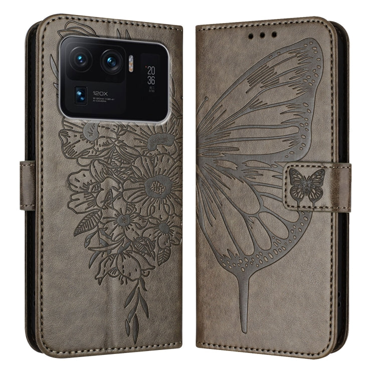 Embossed Butterfly Leather Phone Case, For Xiaomi Redmi Note 11 Pro+ 5G EU, For Xiaomi Civi 1S, For Xiaomi Poco X3 GT, For Xiaomi Mi 11 Ultra, For Xiaomi Mi 10T Lite 5G, For Xiaomi Redmi 8 / 8A
