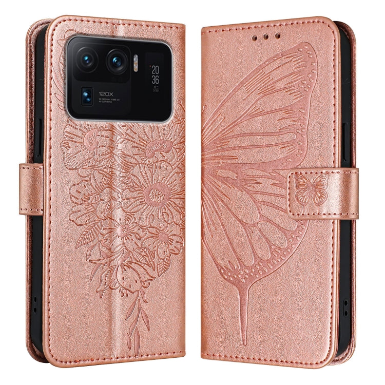 Embossed Butterfly Leather Phone Case, For Xiaomi Redmi Note 11 Pro+ 5G EU, For Xiaomi Civi 1S, For Xiaomi Poco X3 GT, For Xiaomi Mi 11 Ultra, For Xiaomi Mi 10T Lite 5G, For Xiaomi Redmi 8 / 8A