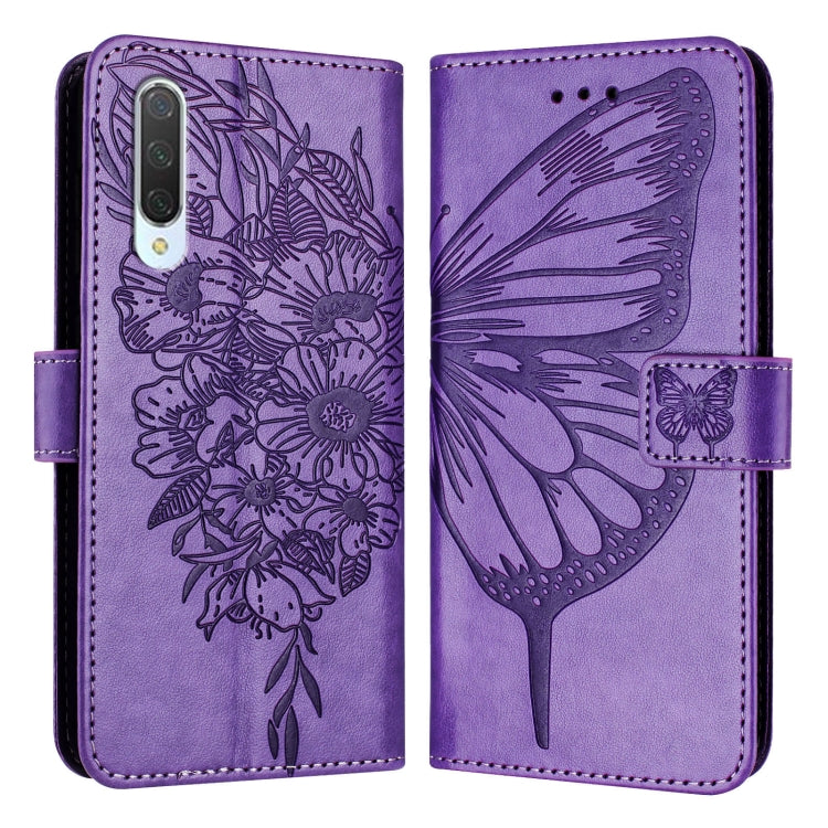 Embossed Butterfly Leather Phone Case, For Xiaomi Mi CC9 / Mi 9 Lite, For Xiaomi Redmi Note 8, For Xiaomi Redmi Note 8 Pro, For Xiaomi Mi CC9e / Mi A3, For Xiaomi Redmi Note 7/Note 7S/Note 7 Pro, For Xiaomi Redmi 7