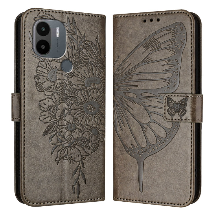 Embossed Butterfly Leather Phone Case, For Xiaomi Poco F5/Redmi Note 12 Turbo 5G, For Xiaomi Poco F5 Pro/Redmi K60/K60 Pro, For Xiaomi Poco C51 / Poco C50 4G, For Xiaomi 13 Ultra, For Xiaomi Civi 3 5G, For Xiaomi Poco X4 NFC