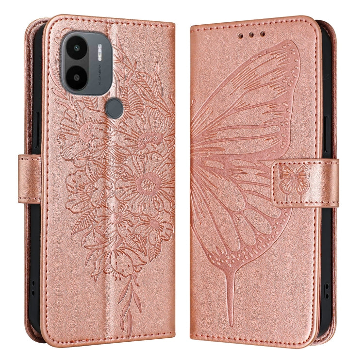 Embossed Butterfly Leather Phone Case, For Xiaomi Poco F5/Redmi Note 12 Turbo 5G, For Xiaomi Poco F5 Pro/Redmi K60/K60 Pro, For Xiaomi Poco C51 / Poco C50 4G, For Xiaomi 13 Ultra, For Xiaomi Civi 3 5G, For Xiaomi Poco X4 NFC