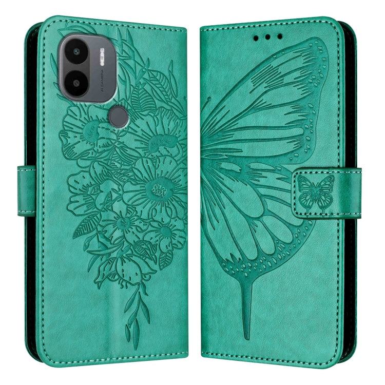 Embossed Butterfly Leather Phone Case, For Xiaomi Poco F5/Redmi Note 12 Turbo 5G, For Xiaomi Poco F5 Pro/Redmi K60/K60 Pro, For Xiaomi Poco C51 / Poco C50 4G, For Xiaomi 13 Ultra, For Xiaomi Civi 3 5G, For Xiaomi Poco X4 NFC