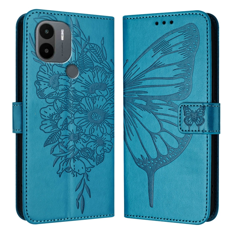 Embossed Butterfly Leather Phone Case, For Xiaomi Poco F5/Redmi Note 12 Turbo 5G, For Xiaomi Poco F5 Pro/Redmi K60/K60 Pro, For Xiaomi Poco C51 / Poco C50 4G, For Xiaomi 13 Ultra, For Xiaomi Civi 3 5G, For Xiaomi Poco X4 NFC