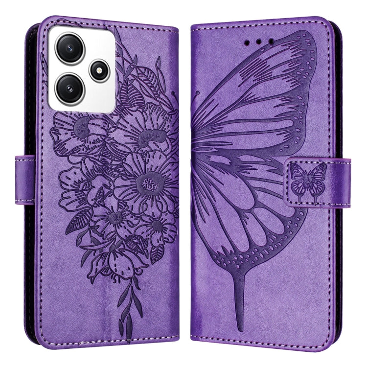 Embossed Butterfly Leather Phone Case, For Xiaomi Redmi 13C, For Xiaomi Redmi Note 13 Pro+ 5G, For Xiaomi Redmi Note 13 Pro 5G Global, For Xiaomi Poco M6 Pro 5G / Redmi 12 4G/5G, For Xiaomi Redmi K70 / K70 Pro, For Xiaomi 13T / 13T Pro Global