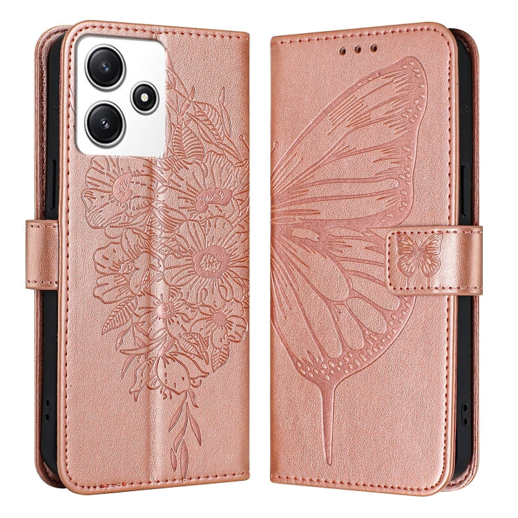 Embossed Butterfly Leather Phone Case, For Xiaomi Redmi 13C, For Xiaomi Redmi Note 13 Pro+ 5G, For Xiaomi Redmi Note 13 Pro 5G Global, For Xiaomi Poco M6 Pro 5G / Redmi 12 4G/5G, For Xiaomi Redmi K70 / K70 Pro, For Xiaomi 13T / 13T Pro Global