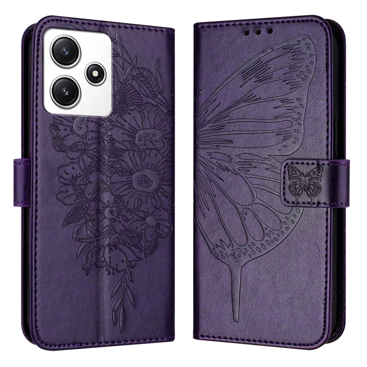 Embossed Butterfly Leather Phone Case, For Xiaomi Redmi 13C, For Xiaomi Redmi Note 13 Pro+ 5G, For Xiaomi Redmi Note 13 Pro 5G Global, For Xiaomi Poco M6 Pro 5G / Redmi 12 4G/5G, For Xiaomi Redmi K70 / K70 Pro, For Xiaomi 13T / 13T Pro Global