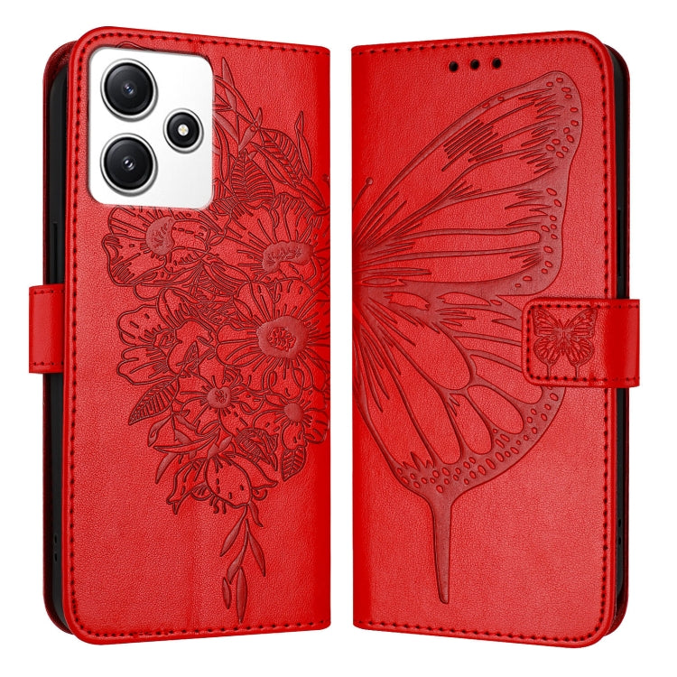 Embossed Butterfly Leather Phone Case, For Xiaomi Redmi 13C, For Xiaomi Redmi Note 13 Pro+ 5G, For Xiaomi Redmi Note 13 Pro 5G Global, For Xiaomi Poco M6 Pro 5G / Redmi 12 4G/5G, For Xiaomi Redmi K70 / K70 Pro, For Xiaomi 13T / 13T Pro Global