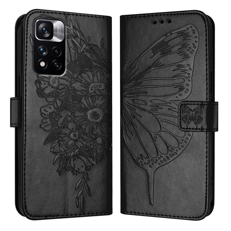 Embossed Butterfly Leather Phone Case, For Xiaomi Poco F5/Redmi Note 12 Turbo 5G, For Xiaomi Poco F5 Pro/Redmi K60/K60 Pro, For Xiaomi Poco C51 / Poco C50 4G, For Xiaomi 13 Ultra, For Xiaomi Civi 3 5G, For Xiaomi Poco X4 NFC