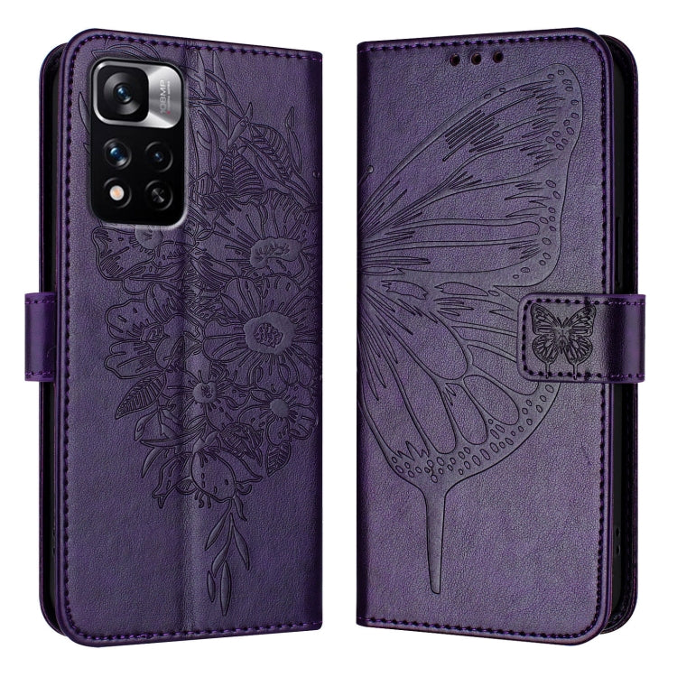 Embossed Butterfly Leather Phone Case, For Xiaomi Poco F5/Redmi Note 12 Turbo 5G, For Xiaomi Poco F5 Pro/Redmi K60/K60 Pro, For Xiaomi Poco C51 / Poco C50 4G, For Xiaomi 13 Ultra, For Xiaomi Civi 3 5G, For Xiaomi Poco X4 NFC
