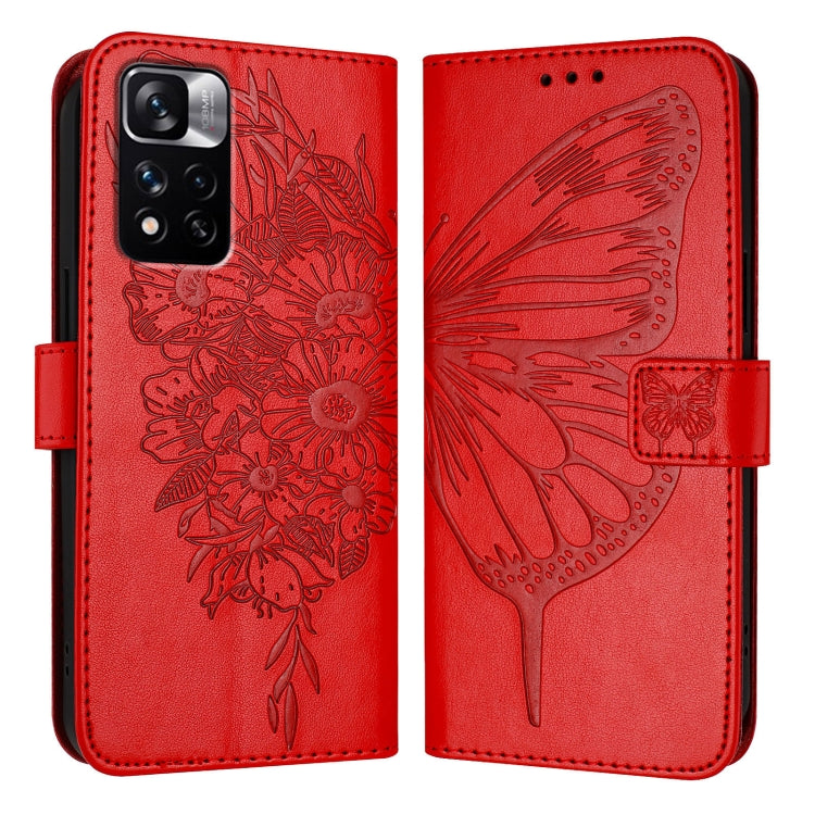 Embossed Butterfly Leather Phone Case, For Xiaomi Poco F5/Redmi Note 12 Turbo 5G, For Xiaomi Poco F5 Pro/Redmi K60/K60 Pro, For Xiaomi Poco C51 / Poco C50 4G, For Xiaomi 13 Ultra, For Xiaomi Civi 3 5G, For Xiaomi Poco X4 NFC