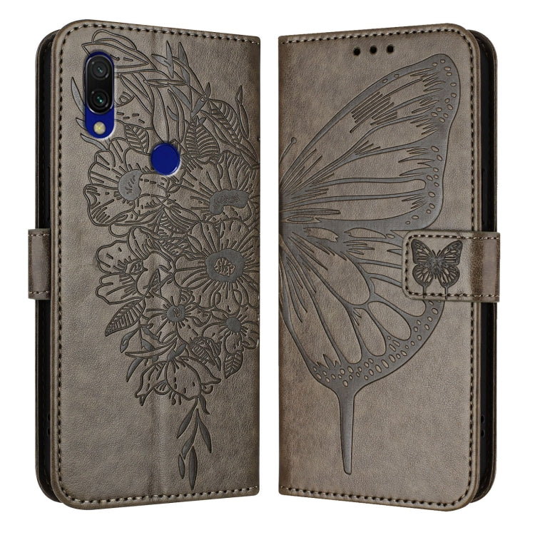 Embossed Butterfly Leather Phone Case, For Xiaomi Mi CC9 / Mi 9 Lite, For Xiaomi Redmi Note 8, For Xiaomi Redmi Note 8 Pro, For Xiaomi Mi CC9e / Mi A3, For Xiaomi Redmi Note 7/Note 7S/Note 7 Pro, For Xiaomi Redmi 7