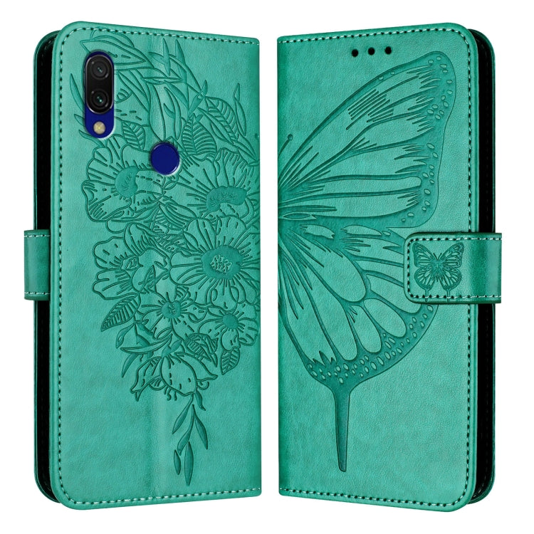 Embossed Butterfly Leather Phone Case, For Xiaomi Mi CC9 / Mi 9 Lite, For Xiaomi Redmi Note 8, For Xiaomi Redmi Note 8 Pro, For Xiaomi Mi CC9e / Mi A3, For Xiaomi Redmi Note 7/Note 7S/Note 7 Pro, For Xiaomi Redmi 7