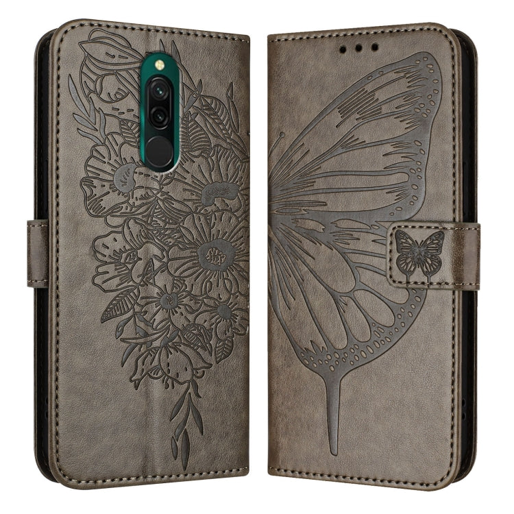 Embossed Butterfly Leather Phone Case, For Xiaomi Redmi Note 11 Pro+ 5G EU, For Xiaomi Civi 1S, For Xiaomi Poco X3 GT, For Xiaomi Mi 11 Ultra, For Xiaomi Mi 10T Lite 5G, For Xiaomi Redmi 8 / 8A