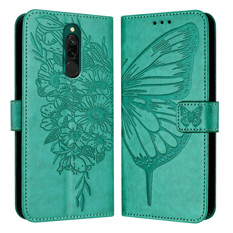 Embossed Butterfly Leather Phone Case, For Xiaomi Redmi Note 11 Pro+ 5G EU, For Xiaomi Civi 1S, For Xiaomi Poco X3 GT, For Xiaomi Mi 11 Ultra, For Xiaomi Mi 10T Lite 5G, For Xiaomi Redmi 8 / 8A