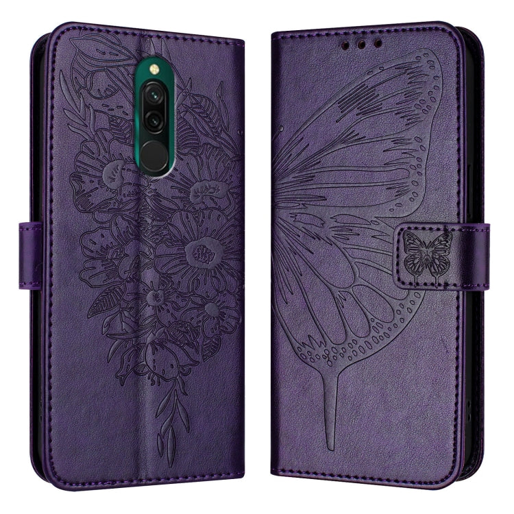 Embossed Butterfly Leather Phone Case, For Xiaomi Redmi Note 11 Pro+ 5G EU, For Xiaomi Civi 1S, For Xiaomi Poco X3 GT, For Xiaomi Mi 11 Ultra, For Xiaomi Mi 10T Lite 5G, For Xiaomi Redmi 8 / 8A