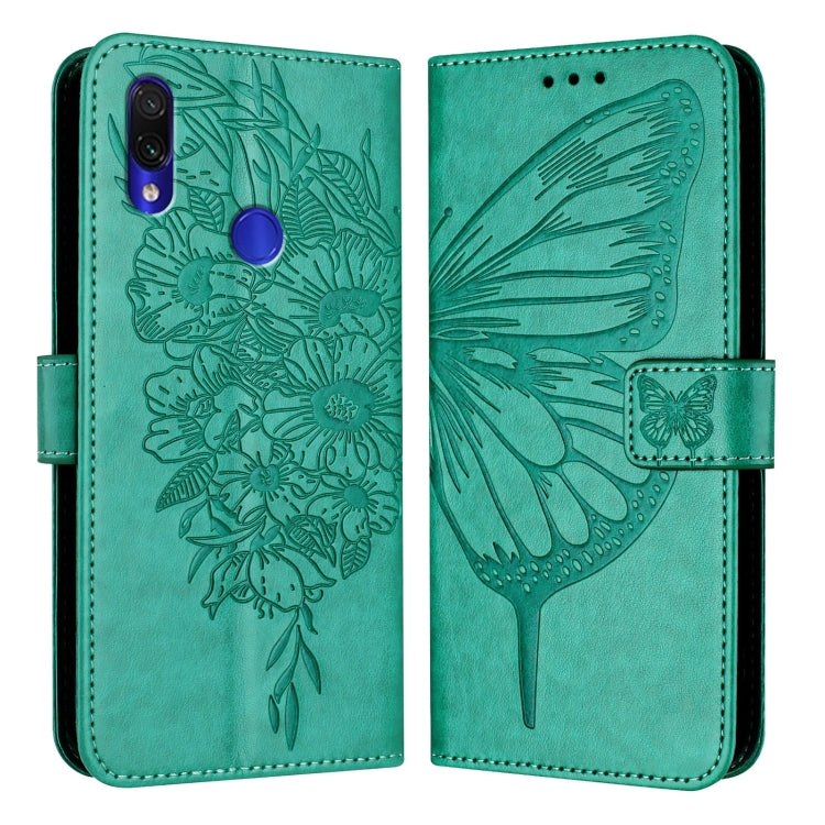 Embossed Butterfly Leather Phone Case, For Xiaomi Mi CC9 / Mi 9 Lite, For Xiaomi Redmi Note 8, For Xiaomi Redmi Note 8 Pro, For Xiaomi Mi CC9e / Mi A3, For Xiaomi Redmi Note 7/Note 7S/Note 7 Pro, For Xiaomi Redmi 7