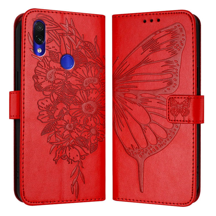 Embossed Butterfly Leather Phone Case, For Xiaomi Mi CC9 / Mi 9 Lite, For Xiaomi Redmi Note 8, For Xiaomi Redmi Note 8 Pro, For Xiaomi Mi CC9e / Mi A3, For Xiaomi Redmi Note 7/Note 7S/Note 7 Pro, For Xiaomi Redmi 7