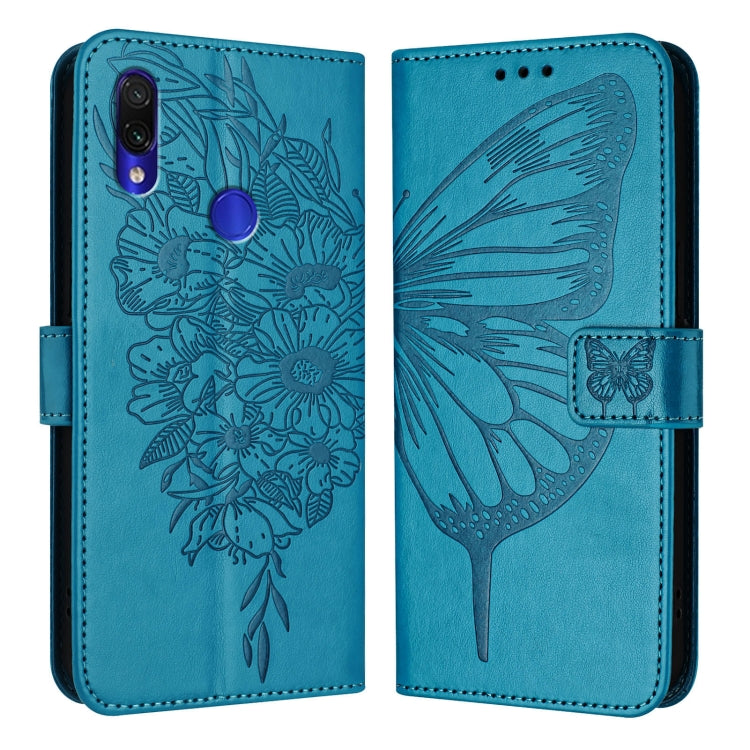Embossed Butterfly Leather Phone Case, For Xiaomi Mi CC9 / Mi 9 Lite, For Xiaomi Redmi Note 8, For Xiaomi Redmi Note 8 Pro, For Xiaomi Mi CC9e / Mi A3, For Xiaomi Redmi Note 7/Note 7S/Note 7 Pro, For Xiaomi Redmi 7