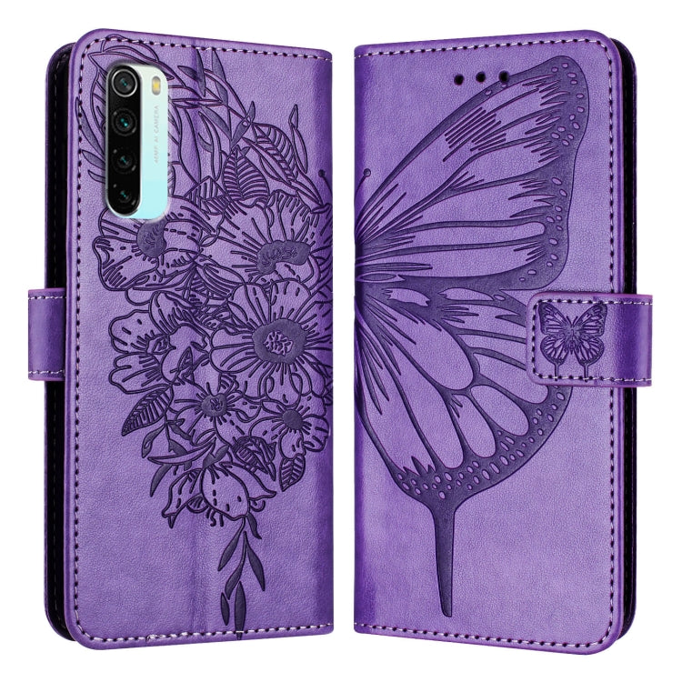 Embossed Butterfly Leather Phone Case, For Xiaomi Mi CC9 / Mi 9 Lite, For Xiaomi Redmi Note 8, For Xiaomi Redmi Note 8 Pro, For Xiaomi Mi CC9e / Mi A3, For Xiaomi Redmi Note 7/Note 7S/Note 7 Pro, For Xiaomi Redmi 7