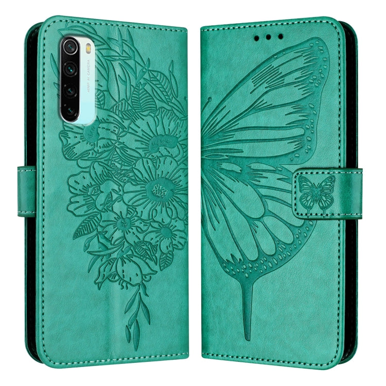 Embossed Butterfly Leather Phone Case, For Xiaomi Mi CC9 / Mi 9 Lite, For Xiaomi Redmi Note 8, For Xiaomi Redmi Note 8 Pro, For Xiaomi Mi CC9e / Mi A3, For Xiaomi Redmi Note 7/Note 7S/Note 7 Pro, For Xiaomi Redmi 7