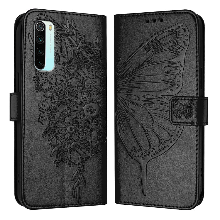 Embossed Butterfly Leather Phone Case, For Xiaomi Mi CC9 / Mi 9 Lite, For Xiaomi Redmi Note 8, For Xiaomi Redmi Note 8 Pro, For Xiaomi Mi CC9e / Mi A3, For Xiaomi Redmi Note 7/Note 7S/Note 7 Pro, For Xiaomi Redmi 7