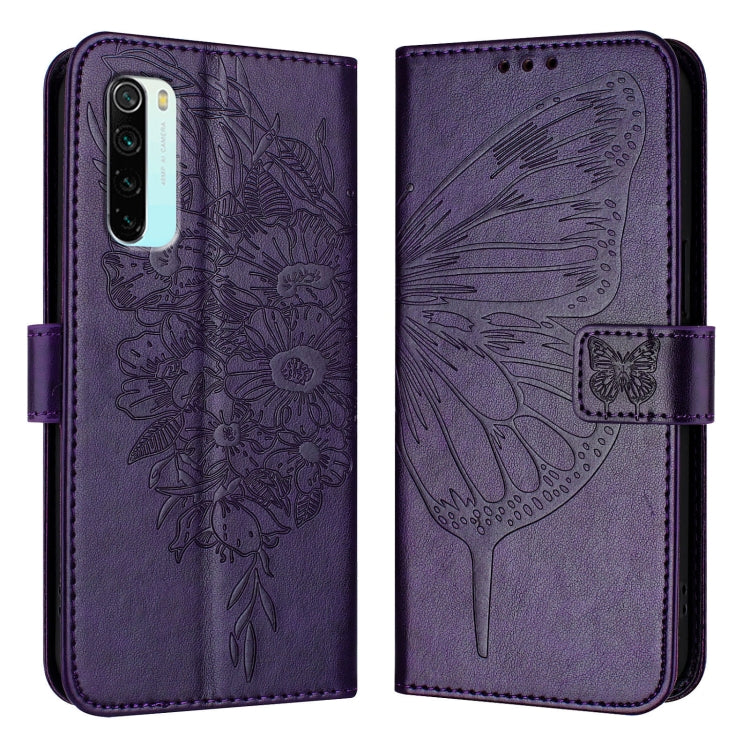 Embossed Butterfly Leather Phone Case, For Xiaomi Mi CC9 / Mi 9 Lite, For Xiaomi Redmi Note 8, For Xiaomi Redmi Note 8 Pro, For Xiaomi Mi CC9e / Mi A3, For Xiaomi Redmi Note 7/Note 7S/Note 7 Pro, For Xiaomi Redmi 7