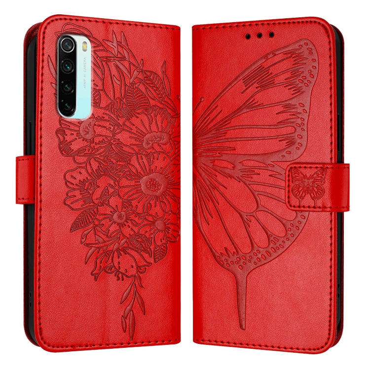Embossed Butterfly Leather Phone Case, For Xiaomi Mi CC9 / Mi 9 Lite, For Xiaomi Redmi Note 8, For Xiaomi Redmi Note 8 Pro, For Xiaomi Mi CC9e / Mi A3, For Xiaomi Redmi Note 7/Note 7S/Note 7 Pro, For Xiaomi Redmi 7