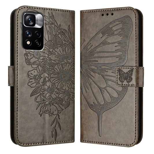 Embossed Butterfly Leather Phone Case, For Xiaomi Redmi Note 11 Pro+ 5G EU, For Xiaomi Civi 1S, For Xiaomi Poco X3 GT, For Xiaomi Mi 11 Ultra, For Xiaomi Mi 10T Lite 5G, For Xiaomi Redmi 8 / 8A
