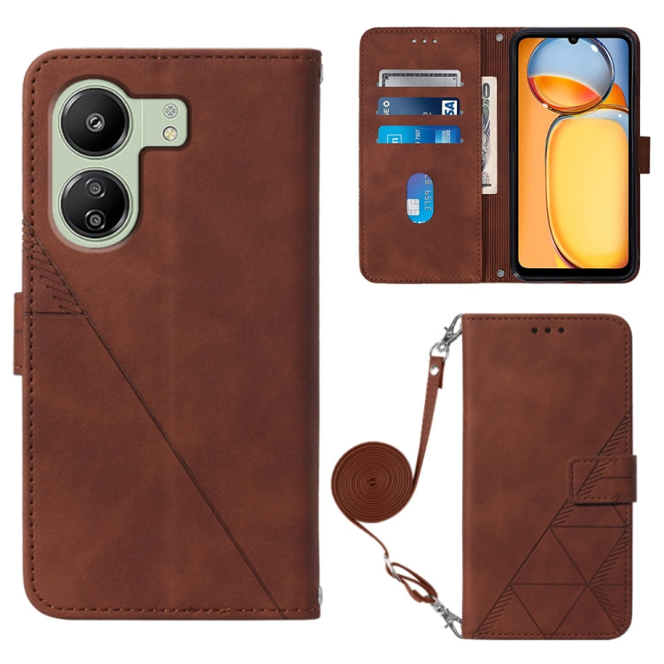 Crossbody 3D Embossed Flip Leather Phone Case, For Xiaomi Poco M6 Pro 4G, For Xiaomi Redmi A3, For Xiaomi Redmi Note 13 Pro 4G Global, For Xiaomi Redmi Note 13 4G Global, For Xiaomi Redmi K70E, For Xiaomi Poco X6 Pro, For Xiaomi Redmi Note 13 5G Global...