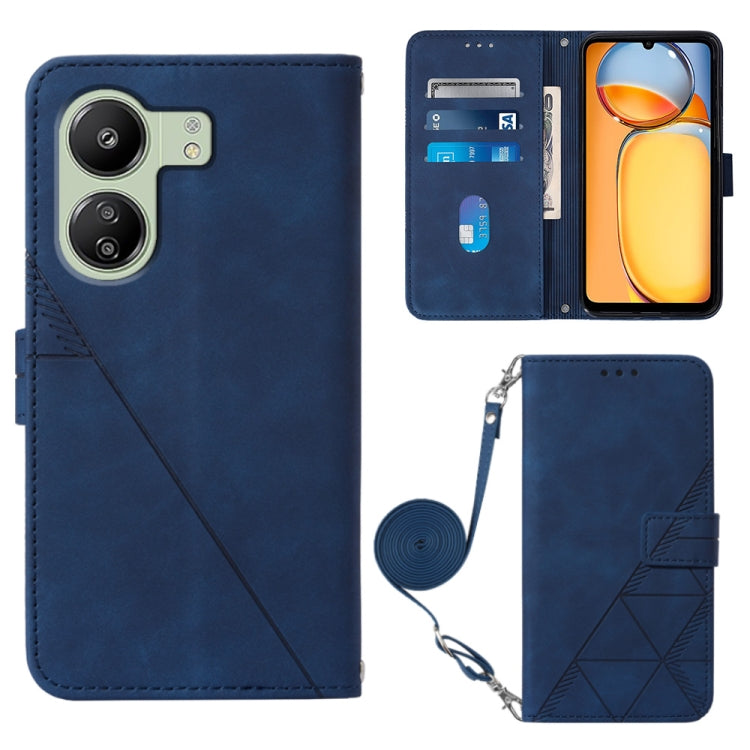 Crossbody 3D Embossed Flip Leather Phone Case, For Xiaomi Poco M6 Pro 4G, For Xiaomi Redmi A3, For Xiaomi Redmi Note 13 Pro 4G Global, For Xiaomi Redmi Note 13 4G Global, For Xiaomi Redmi K70E, For Xiaomi Poco X6 Pro, For Xiaomi Redmi Note 13 5G Global...