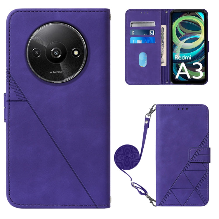 Crossbody 3D Embossed Flip Leather Phone Case, For Xiaomi Poco M6 Pro 4G, For Xiaomi Redmi A3, For Xiaomi Redmi Note 13 Pro 4G Global, For Xiaomi Redmi Note 13 4G Global, For Xiaomi Redmi K70E, For Xiaomi Poco X6 Pro, For Xiaomi Redmi Note 13 5G Global...
