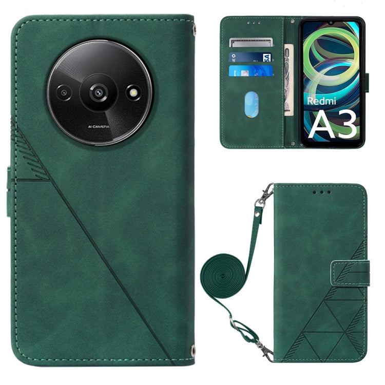 Crossbody 3D Embossed Flip Leather Phone Case, For Xiaomi Poco M6 Pro 4G, For Xiaomi Redmi A3, For Xiaomi Redmi Note 13 Pro 4G Global, For Xiaomi Redmi Note 13 4G Global, For Xiaomi Redmi K70E, For Xiaomi Poco X6 Pro, For Xiaomi Redmi Note 13 5G Global...