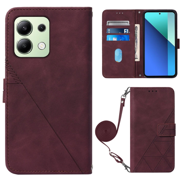Crossbody 3D Embossed Flip Leather Phone Case, For Xiaomi Poco M6 Pro 4G, For Xiaomi Redmi A3, For Xiaomi Redmi Note 13 Pro 4G Global, For Xiaomi Redmi Note 13 4G Global, For Xiaomi Redmi K70E, For Xiaomi Poco X6 Pro, For Xiaomi Redmi Note 13 5G Global...