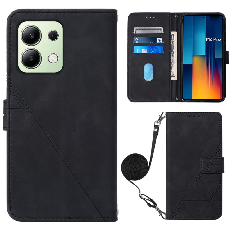 Crossbody 3D Embossed Flip Leather Phone Case, For Xiaomi Poco M6 Pro 4G, For Xiaomi Redmi A3, For Xiaomi Redmi Note 13 Pro 4G Global, For Xiaomi Redmi Note 13 4G Global, For Xiaomi Redmi K70E, For Xiaomi Poco X6 Pro, For Xiaomi Redmi Note 13 5G Global...