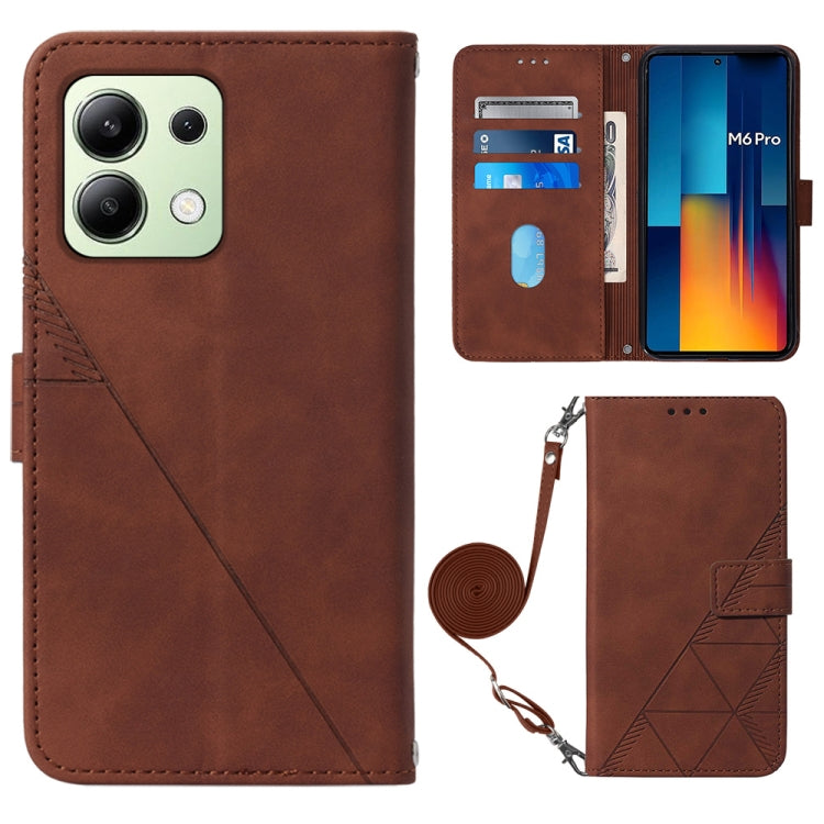 Crossbody 3D Embossed Flip Leather Phone Case, For Xiaomi Poco M6 Pro 4G, For Xiaomi Redmi A3, For Xiaomi Redmi Note 13 Pro 4G Global, For Xiaomi Redmi Note 13 4G Global, For Xiaomi Redmi K70E, For Xiaomi Poco X6 Pro, For Xiaomi Redmi Note 13 5G Global...