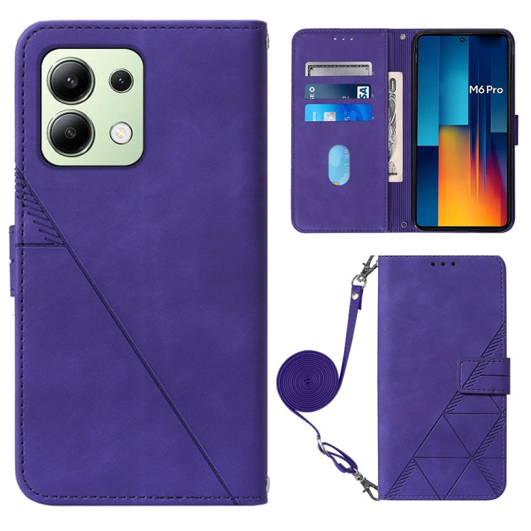 Crossbody 3D Embossed Flip Leather Phone Case, For Xiaomi Poco M6 Pro 4G, For Xiaomi Redmi A3, For Xiaomi Redmi Note 13 Pro 4G Global, For Xiaomi Redmi Note 13 4G Global, For Xiaomi Redmi K70E, For Xiaomi Poco X6 Pro, For Xiaomi Redmi Note 13 5G Global...