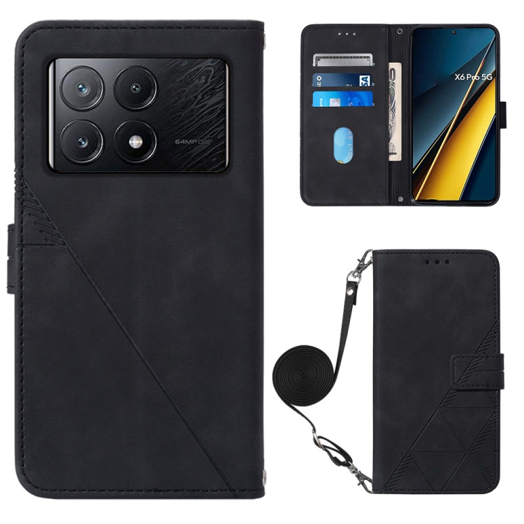Crossbody 3D Embossed Flip Leather Phone Case, For Xiaomi Poco M6 Pro 4G, For Xiaomi Redmi A3, For Xiaomi Redmi Note 13 Pro 4G Global, For Xiaomi Redmi Note 13 4G Global, For Xiaomi Redmi K70E, For Xiaomi Poco X6 Pro, For Xiaomi Redmi Note 13 5G Global...