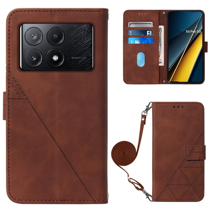 Crossbody 3D Embossed Flip Leather Phone Case, For Xiaomi Poco M6 Pro 4G, For Xiaomi Redmi A3, For Xiaomi Redmi Note 13 Pro 4G Global, For Xiaomi Redmi Note 13 4G Global, For Xiaomi Redmi K70E, For Xiaomi Poco X6 Pro, For Xiaomi Redmi Note 13 5G Global...
