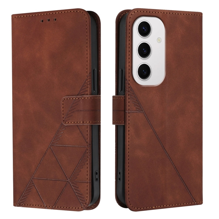 Crossbody 3D Embossed Flip Leather Phone Case, For Samsung Galaxy S24 FE 5G, For Samsung Galaxy M35, For Samsung Galaxy A55, For Samsung Galaxy A35 5G, For Samsung Galaxy S24 Ultra 5G, For Samsung Galaxy S24+ 5G, For Samsung Galaxy S24 5G