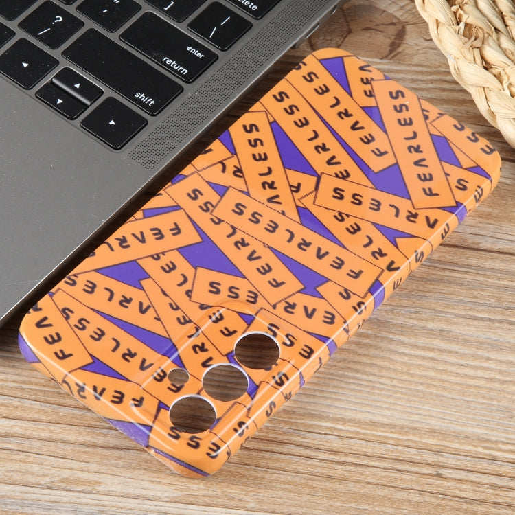 Painted Pattern Precise Hole PC Phone Case, For Samsung Galaxy A23