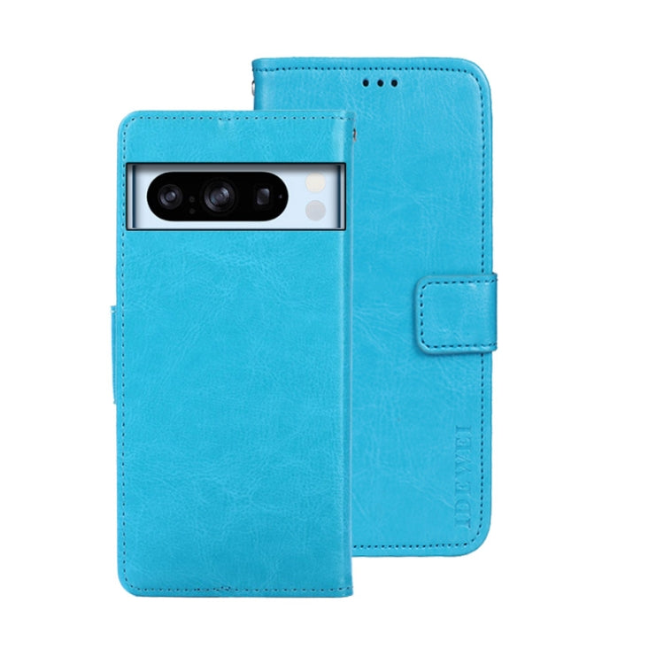 idewei Crazy Horse Texture Leather Phone Case, For Google Pixel 10 Pro XL, For Google Pixel 10 Pro, For Google Pixel 10, For Google Pixel 9a, For Google Pixel 8a, For Google Pixel 8 Pro
