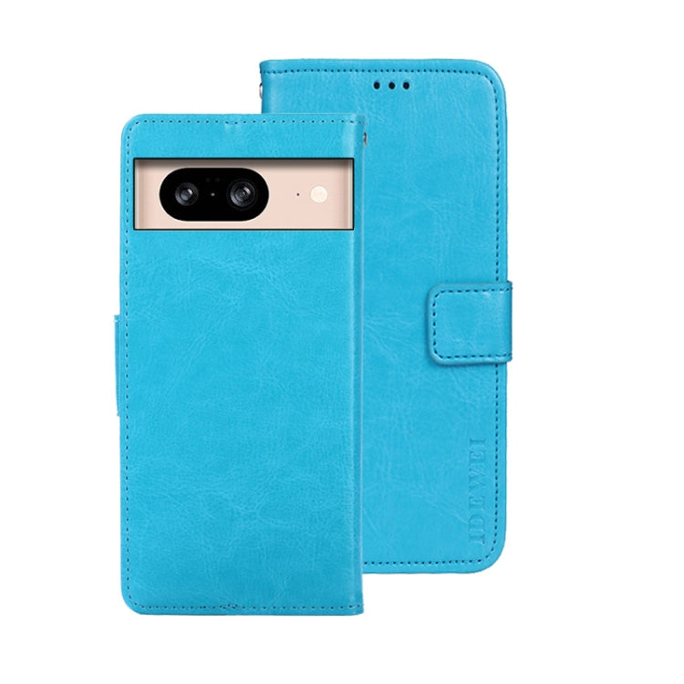 idewei Crazy Horse Texture Leather Phone Case, For Google Pixel 8