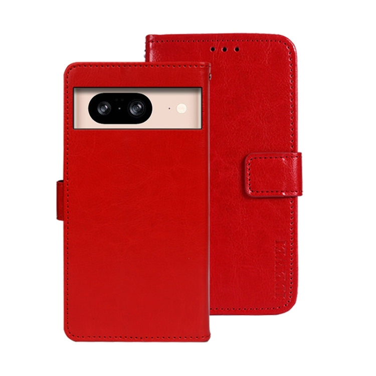 idewei Crazy Horse Texture Leather Phone Case, For Google Pixel 8