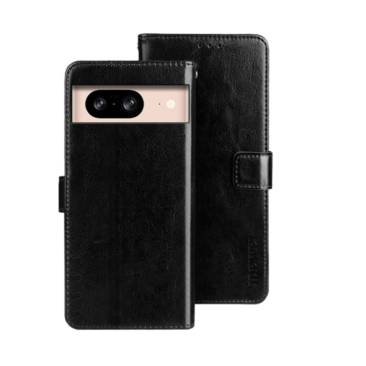 idewei Crazy Horse Texture Leather Phone Case, For Google Pixel 8