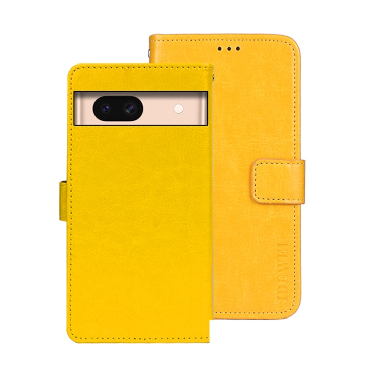 idewei Crazy Horse Texture Leather Phone Case, For Google Pixel 10 Pro XL, For Google Pixel 10 Pro, For Google Pixel 10, For Google Pixel 9a, For Google Pixel 8a, For Google Pixel 8 Pro